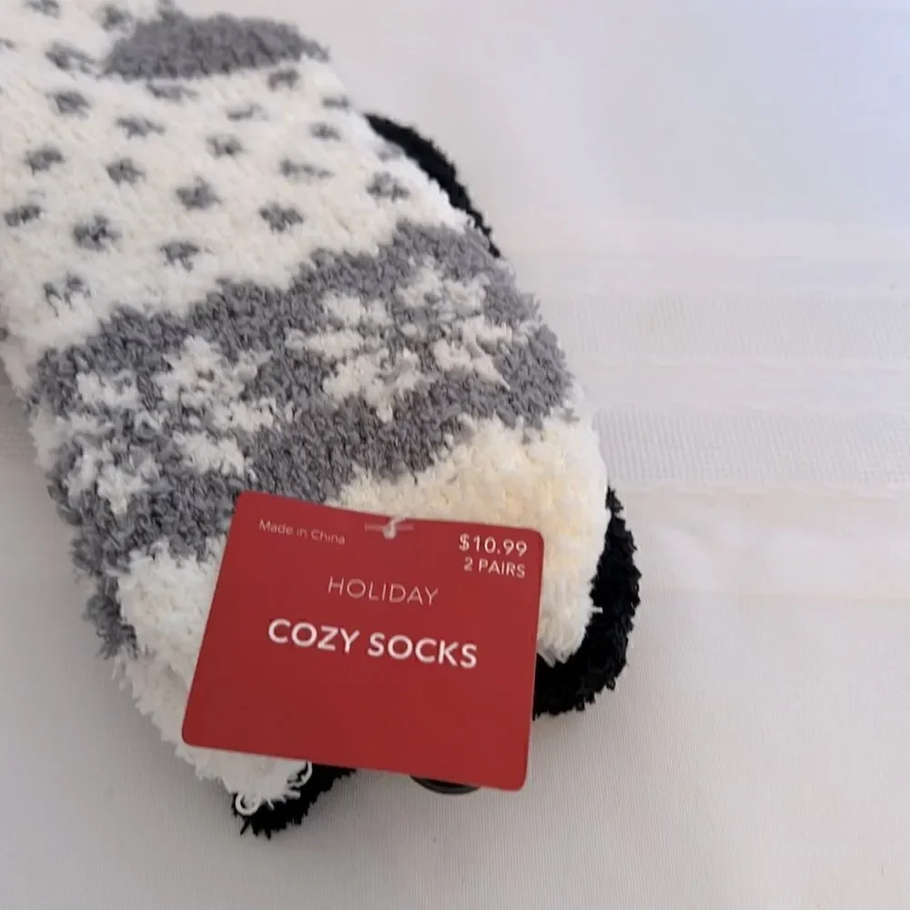 Holiday Cozy Socks - 6 Pair - Several Colors
